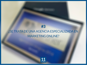 ¿Se trata de una agencia especializada en marketing online?