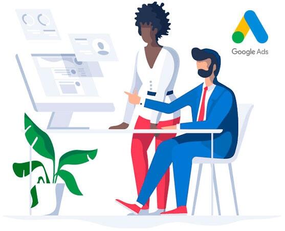 Imagen ilustrativa del equipo de Agencia365 experto en anuncios de Google Ads